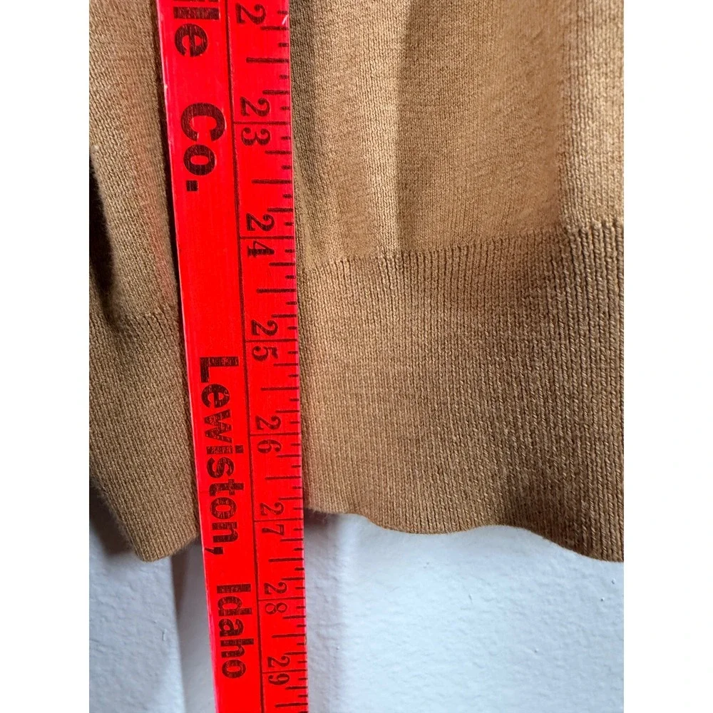 Polo Ralph Lauren Sweater Mens XL Brown V Neck Long Sleeve Pima Cotton‎ Preppy